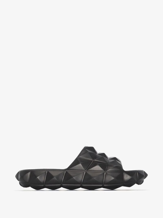 Black Roman Stud Turtle Slides
