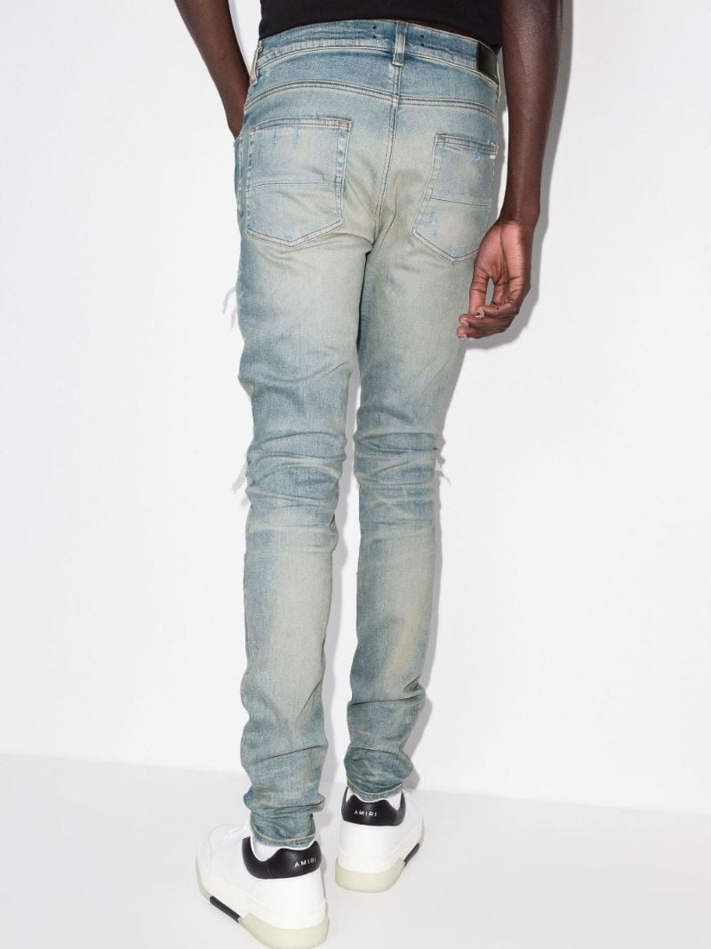 Blue Mx1 Bandana Skinny Jeans