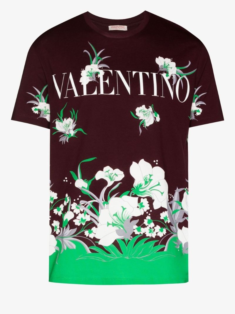 Street Flowers Tulipop Print Cotton T-shirt