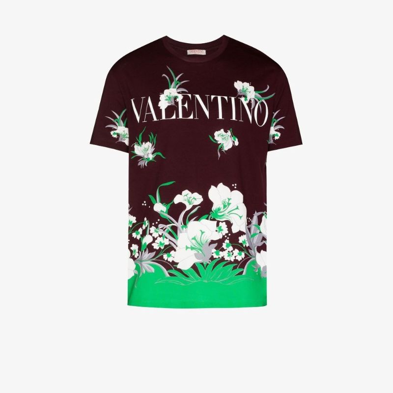 Street Flowers Tulipop Print Cotton T-shirt
