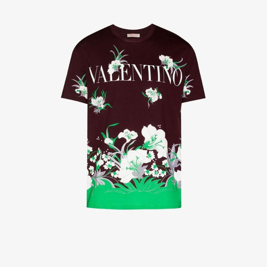 Street Flowers Tulipop Print Cotton T-shirt