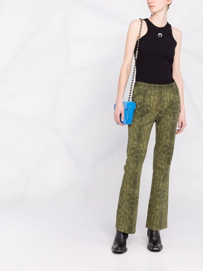Black Moon Embroidered Vest Top