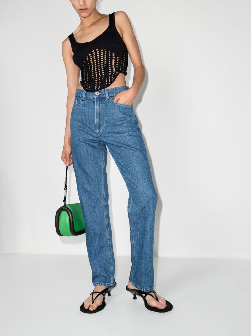 Blue Carnation Straight Leg Jeans
