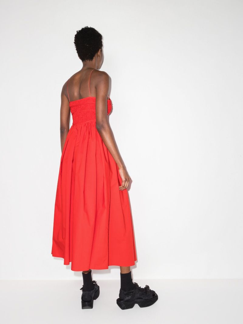Red Heather Maxi Dress