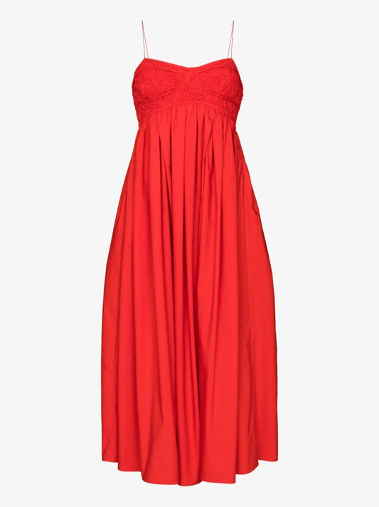 Red Heather Maxi Dress