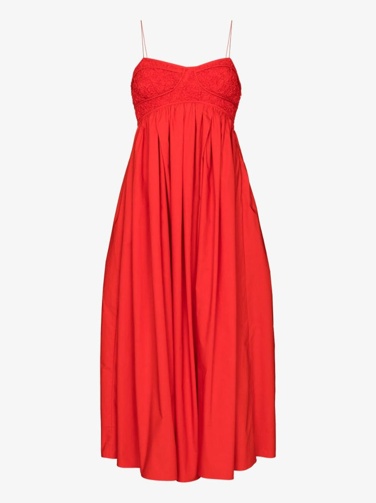 Red Heather Maxi Dress
