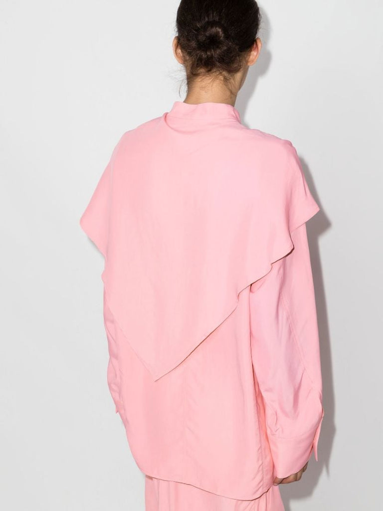 Pink Jolene Scarf Detail Blouse