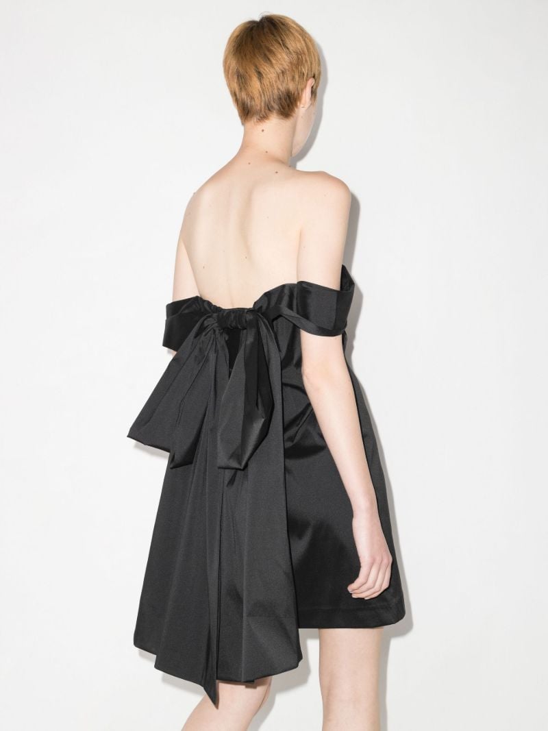 Sacha Off-the-shoulder Taffeta Mini Dress