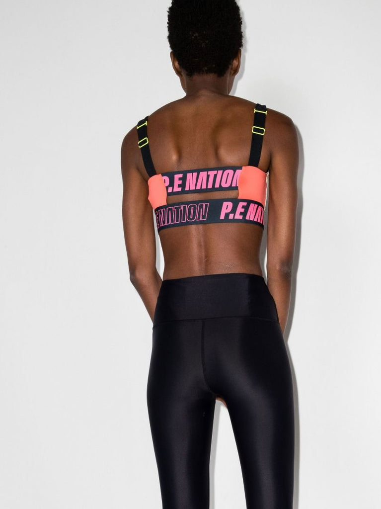 Black Left Field Sports Bra