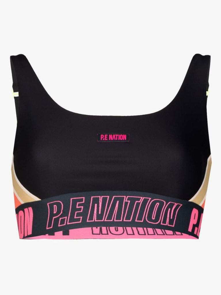 Black Left Field Sports Bra