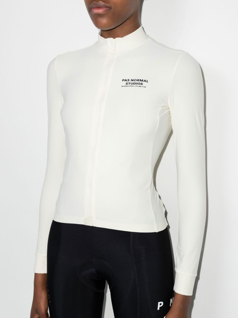 White Mechanism Thermal Cycling Jersey Top