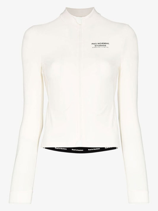 White Mechanism Thermal Cycling Jersey Top
