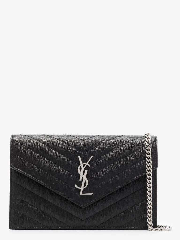 Black Monogram MatelassÃ_x0083_Â© Leather Chain Wallet