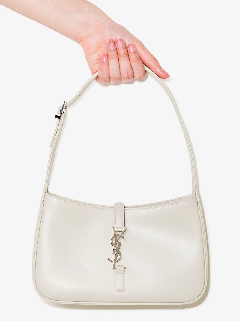 White Le 5 Ã_x0083_â_x0082_¬ 7 Leather Shoulder Bag