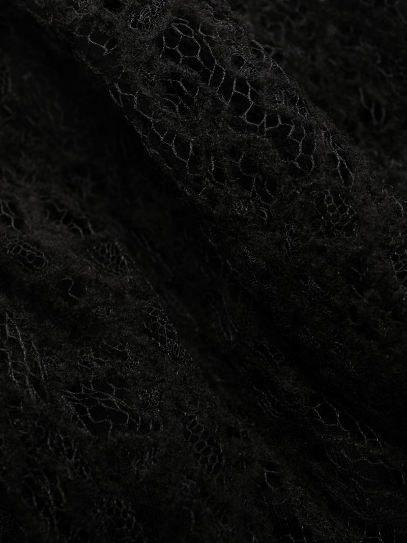 Black Spell on You Lace Pyjama Top