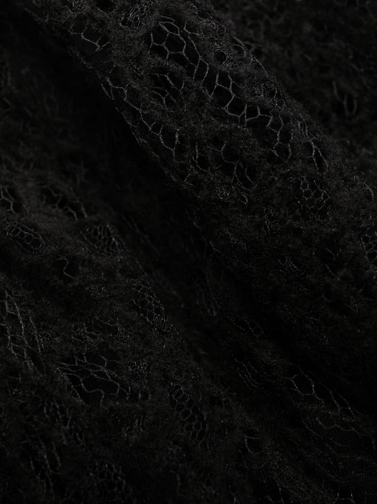 Black Spell on You Lace Pyjama Top