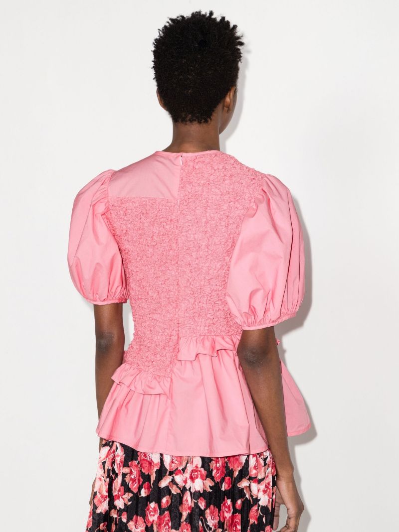 Carrie Ruffled Cotton Blouse
