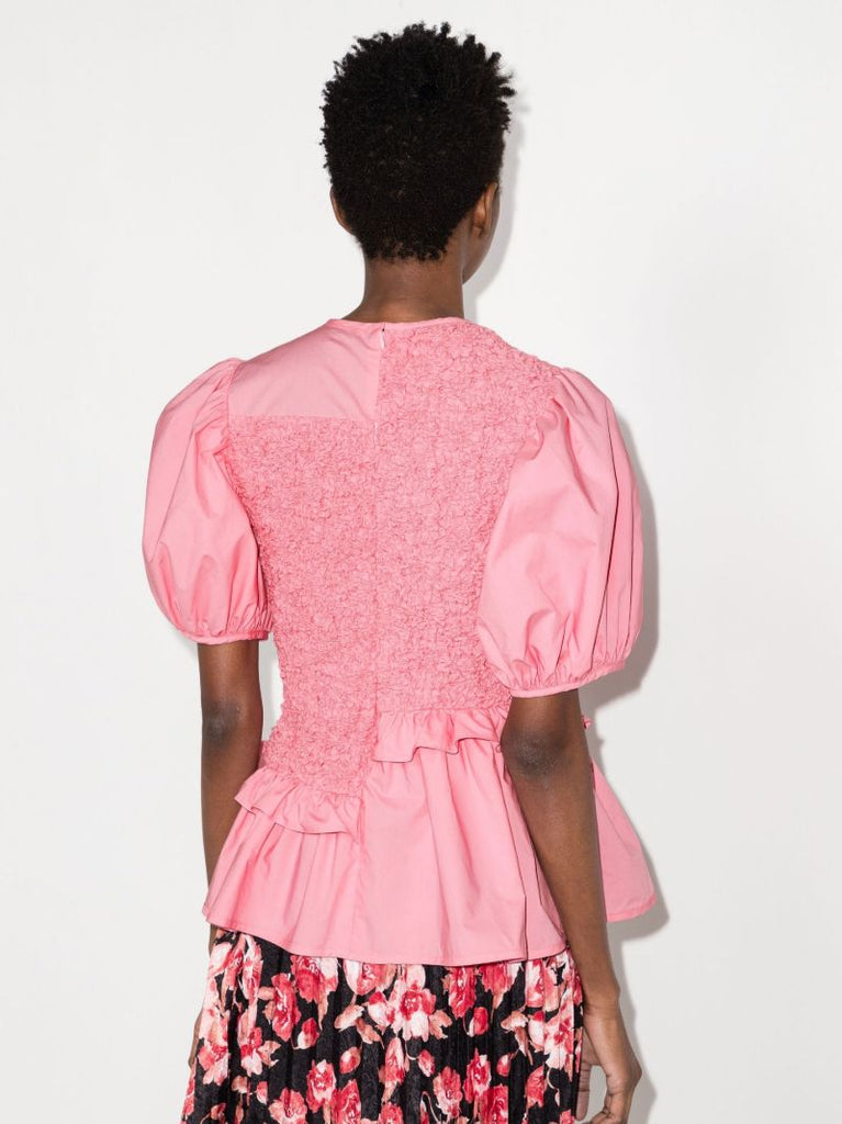 Carrie Ruffled Cotton Blouse