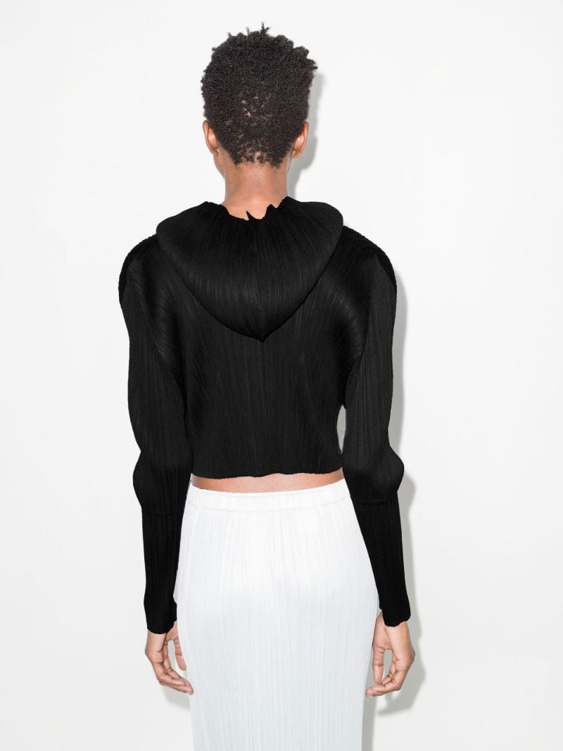Monthly Colors April Cropped PlissÃ_x0083_Â© Hoodie