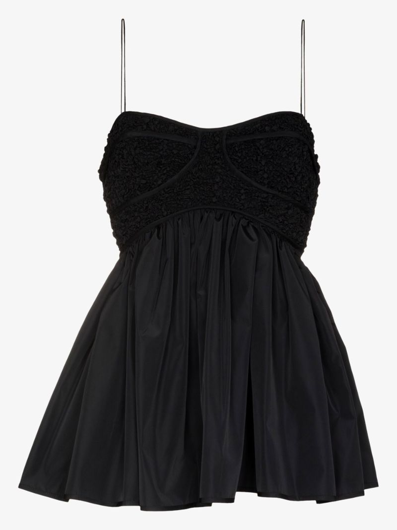Black Haukea Bustier Top