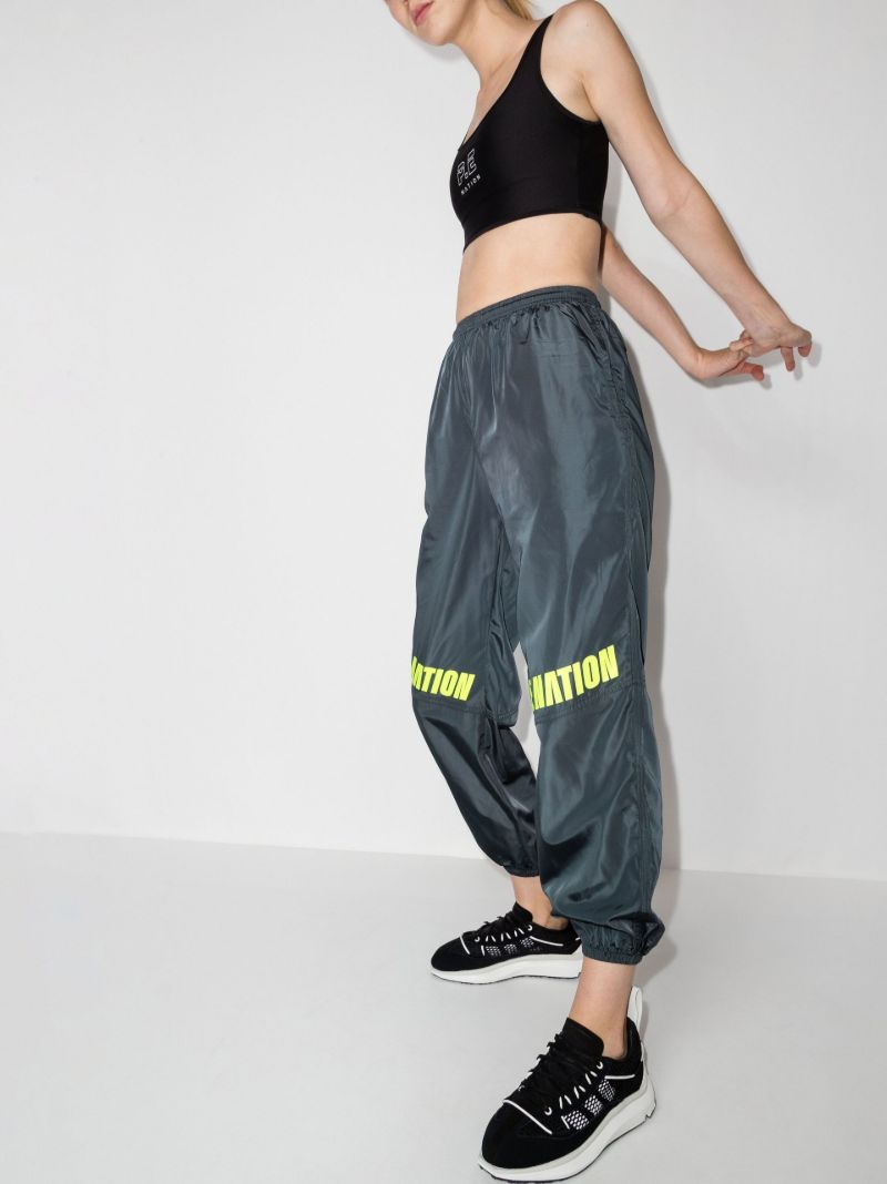 Black Dynamic Logo Sports Bra