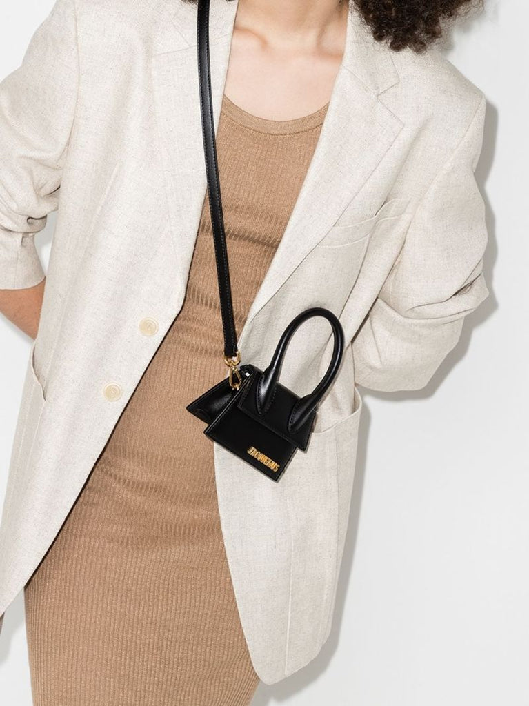 Black Le Chiquito Leather Mini Bag
