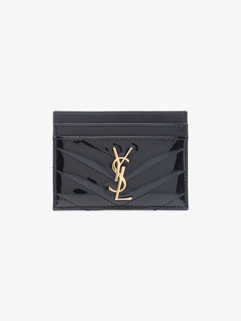 Black Monogram Patent Leather Cardholder