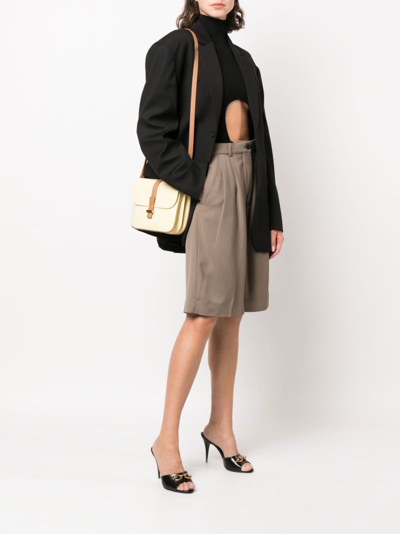 Yellow Le Monogramme Leather Cross Body Bag