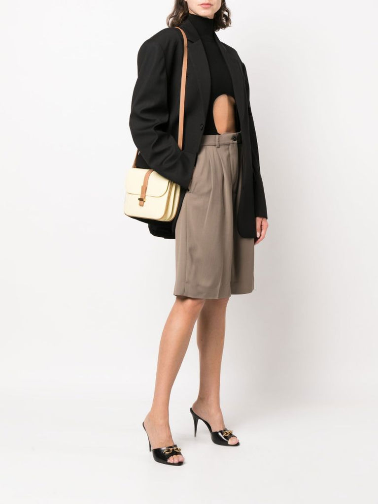 Yellow Le Monogramme Leather Cross Body Bag