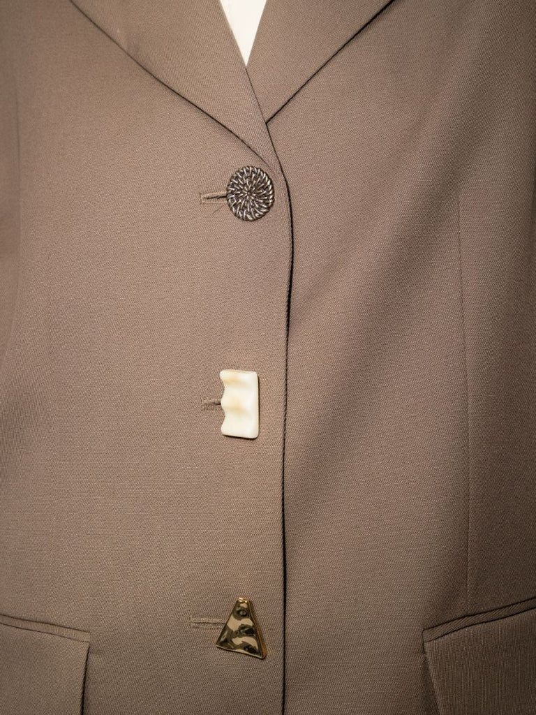 Brown Sloane Single-breasted Blazer