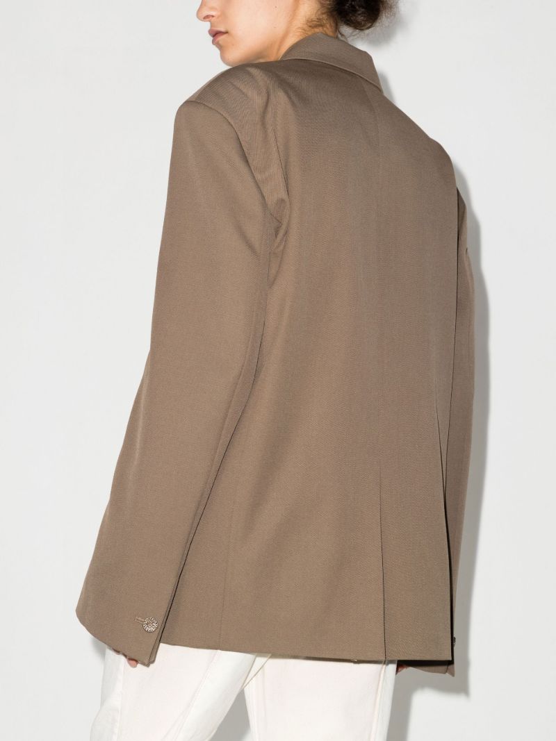 Brown Sloane Single-breasted Blazer