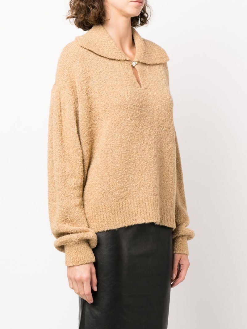Neutral Jessie Knitted Sweater