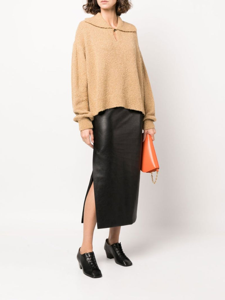 Neutral Jessie Knitted Sweater