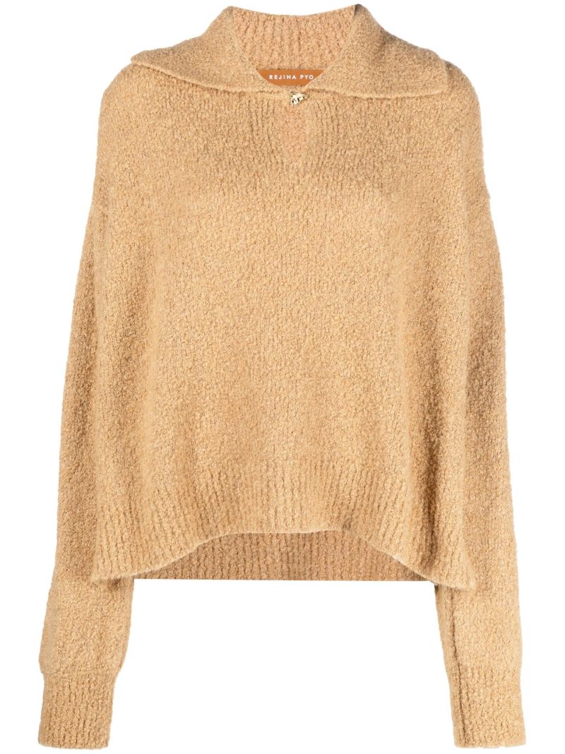 Neutral Jessie Knitted Sweater