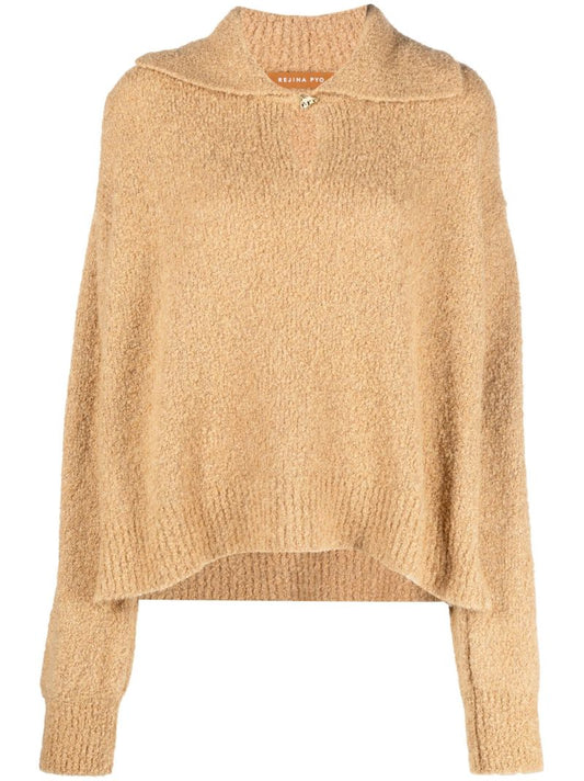 Neutral Jessie Knitted Sweater