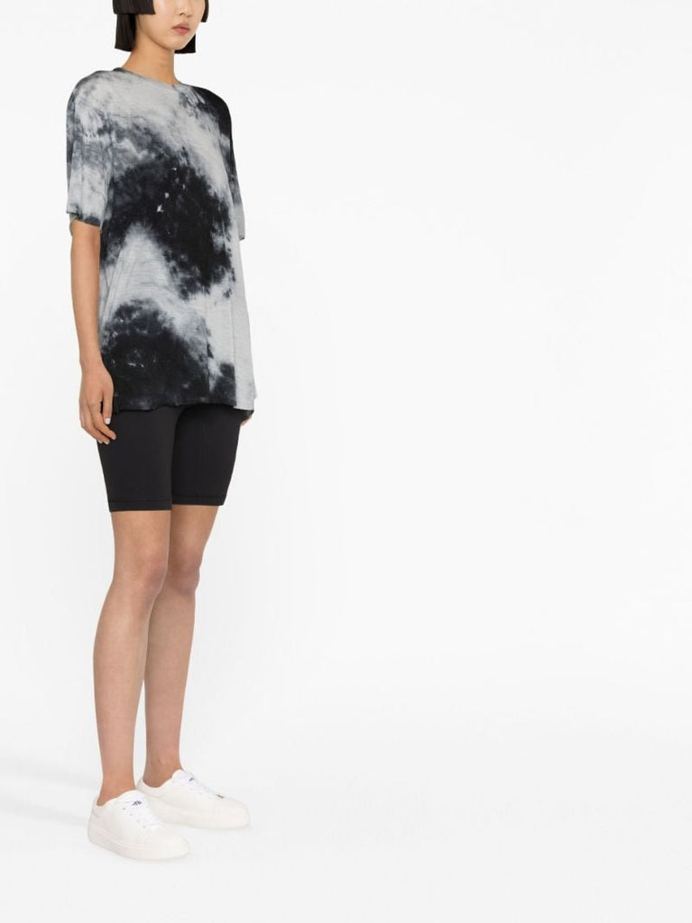 Black Tie Dye Cloud Merino Running T-shirt