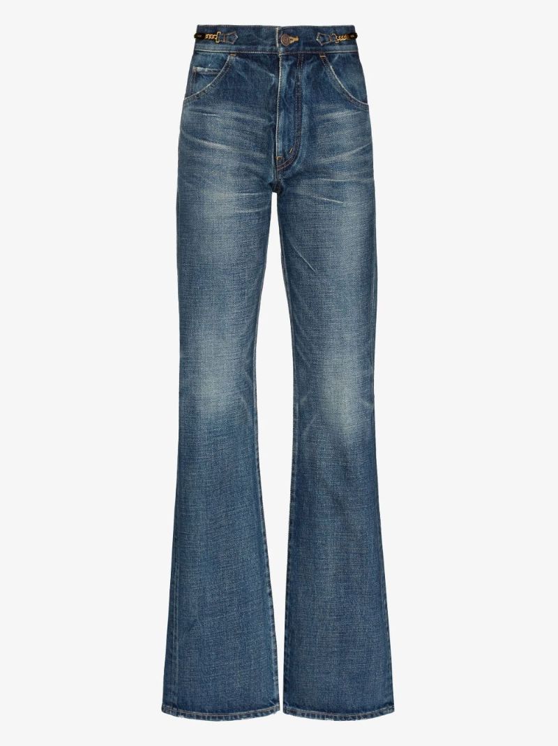 High Waist Flared Jeans