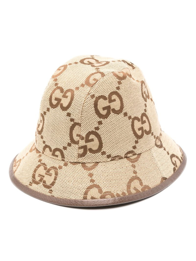 Neutral Gg Supreme Canvas Bucket Hat