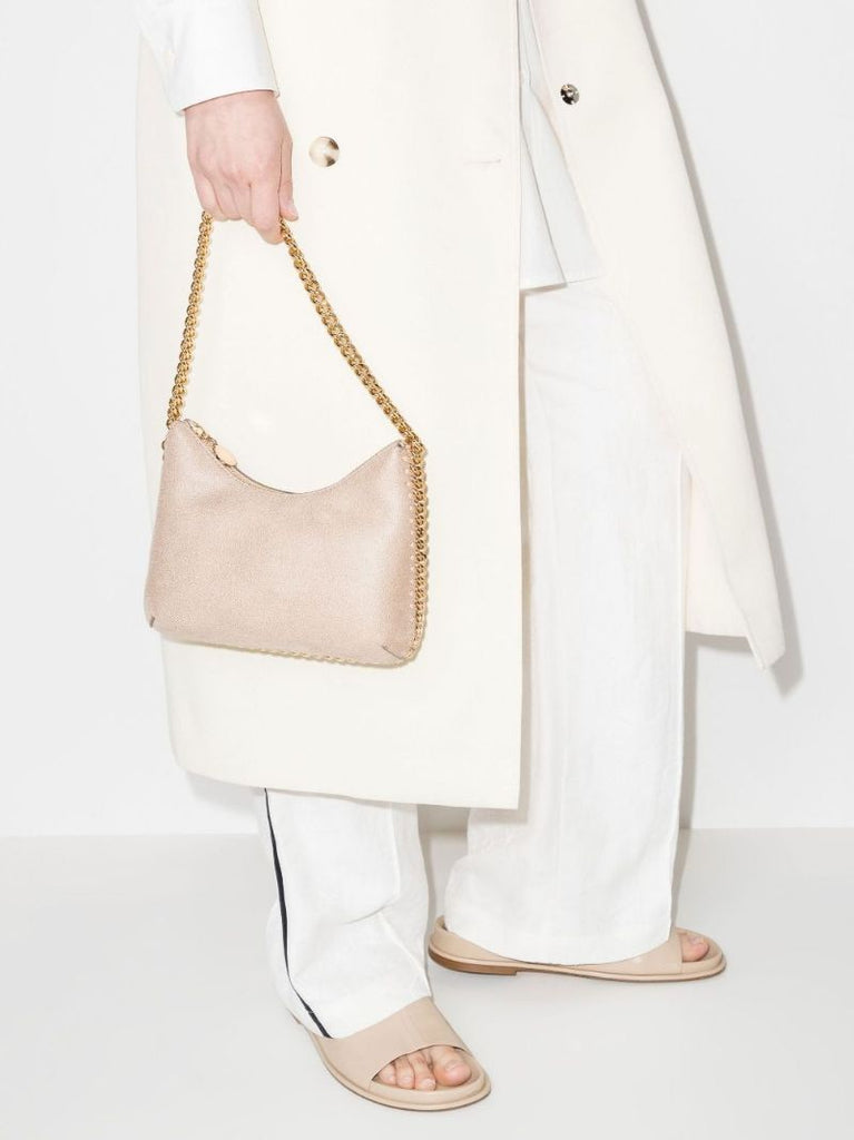 Neutral Falabella Mini Shoulder Bag