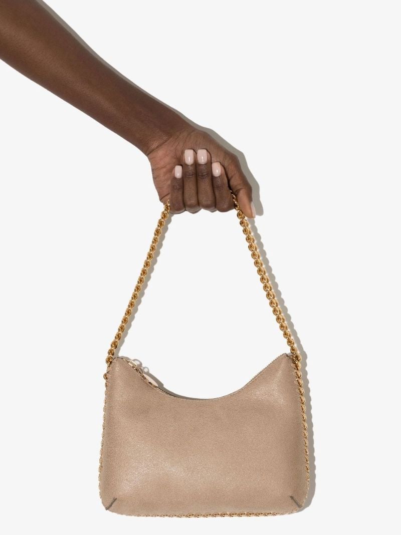 Neutral Falabella Mini Shoulder Bag