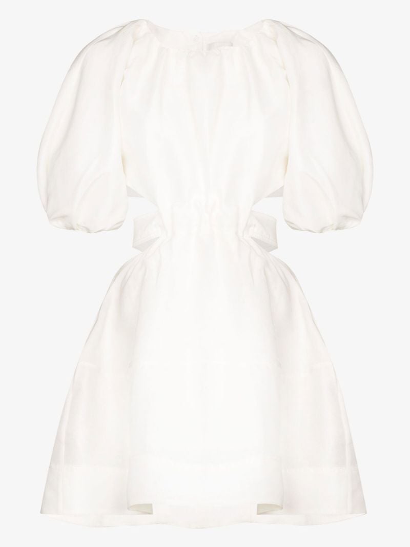 Psychedelia Puff Sleeve Mini Dress