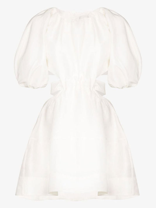 Psychedelia Puff Sleeve Mini Dress