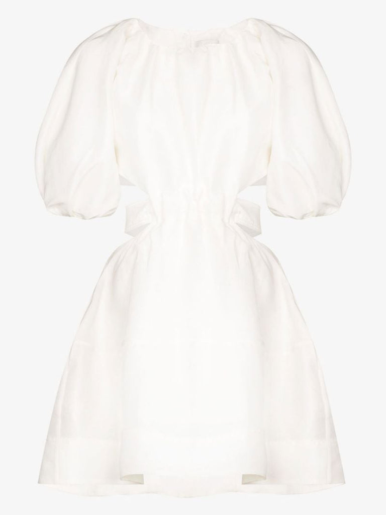 Psychedelia Puff Sleeve Mini Dress