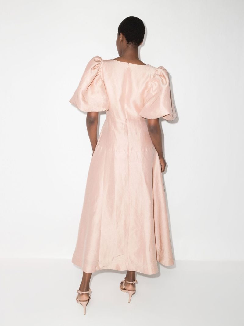 Dusk Knot Front Midi Dress