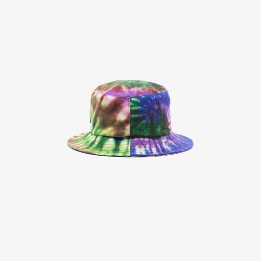Multicoloured Tie-dye Canvas Bucket Hat