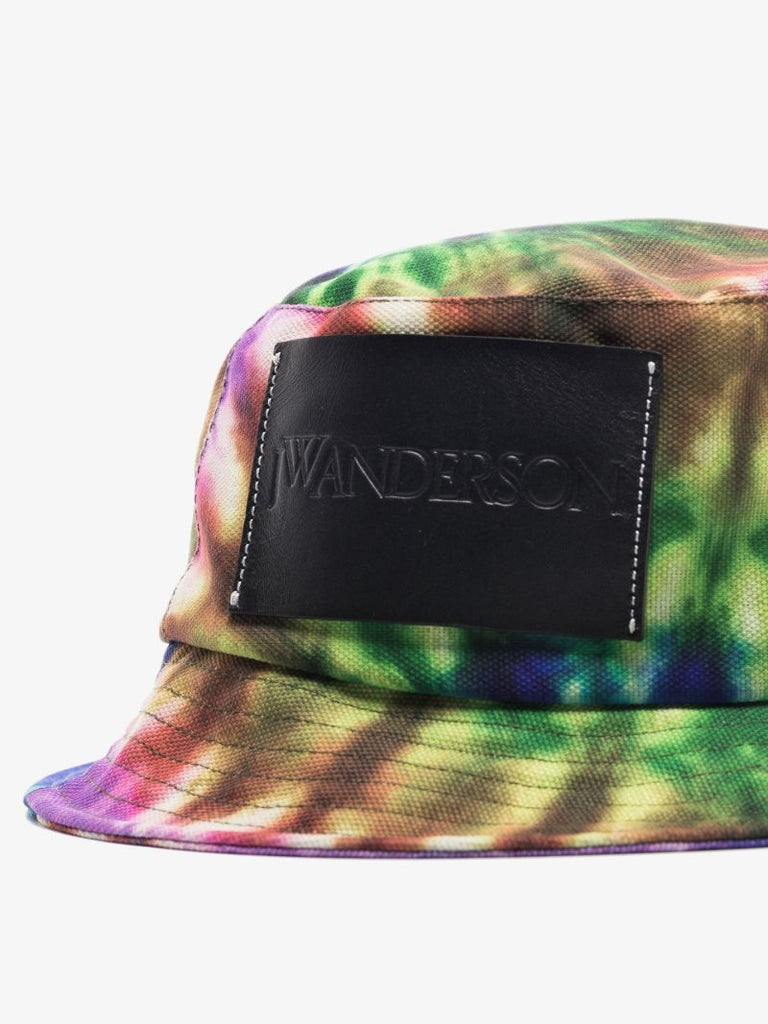 Multicoloured Tie-dye Canvas Bucket Hat