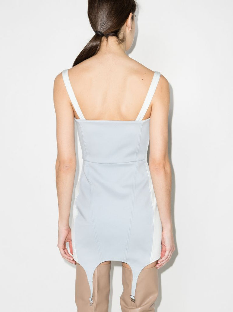 Corset Garter Mini Dress