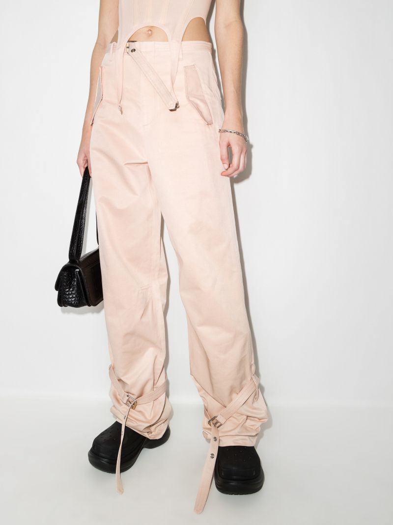 Belted Wide Leg Trousers