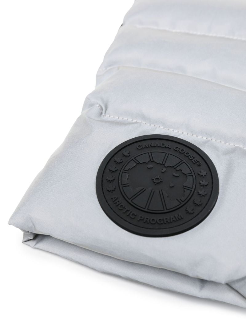 Grey Reflective Down Mitts