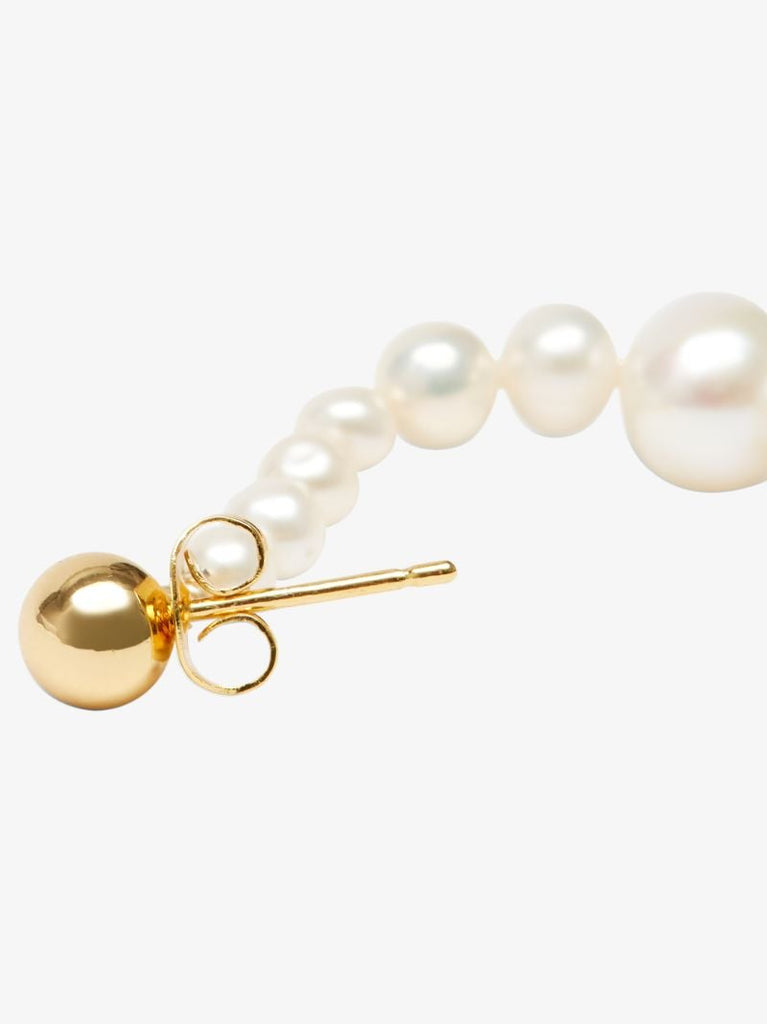 White Netta Pearl Earring